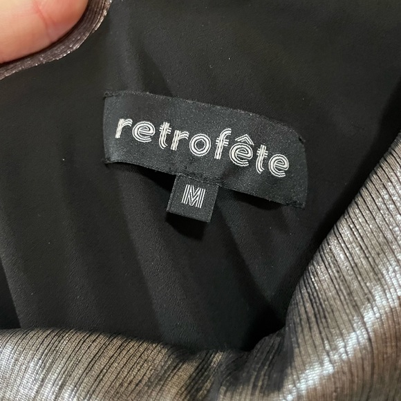 Retrofete Andrea Maci Dress with Belt Size Medium - Picture 11 of 12